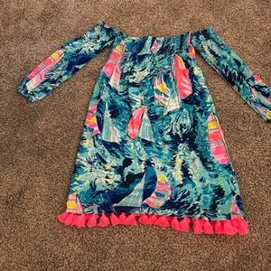 Lilly Pulitzer Trina off the Shoulder Beach Dress